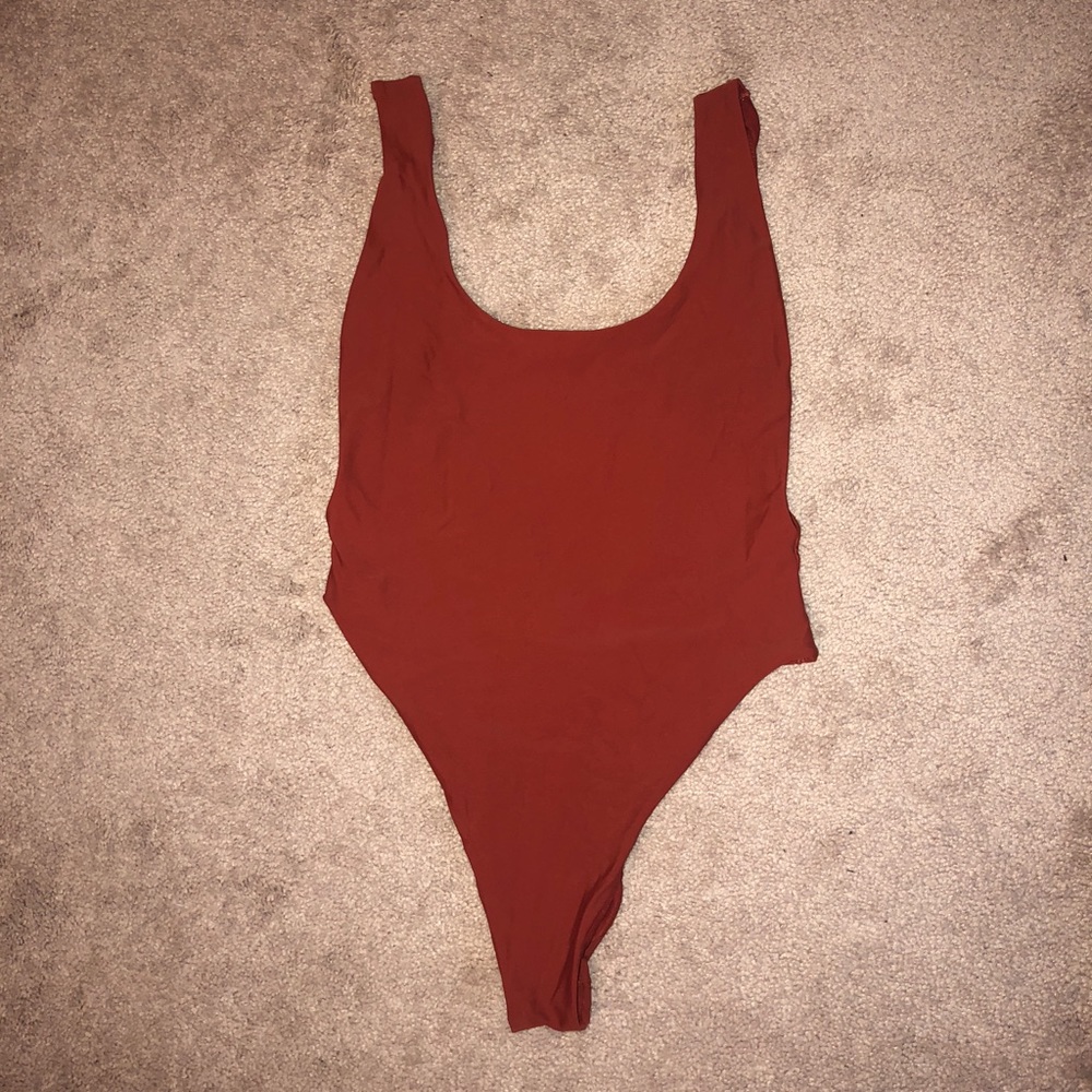 Aerie High Leg/Low Back One Piece Suit